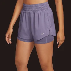 One Dri-FIT High Waisted 3in 2n1 Short, treningshorts, dame - Treningsshorts - One Dri-FIT High Waisted 3in 2n1 Short, treningshorts, dame