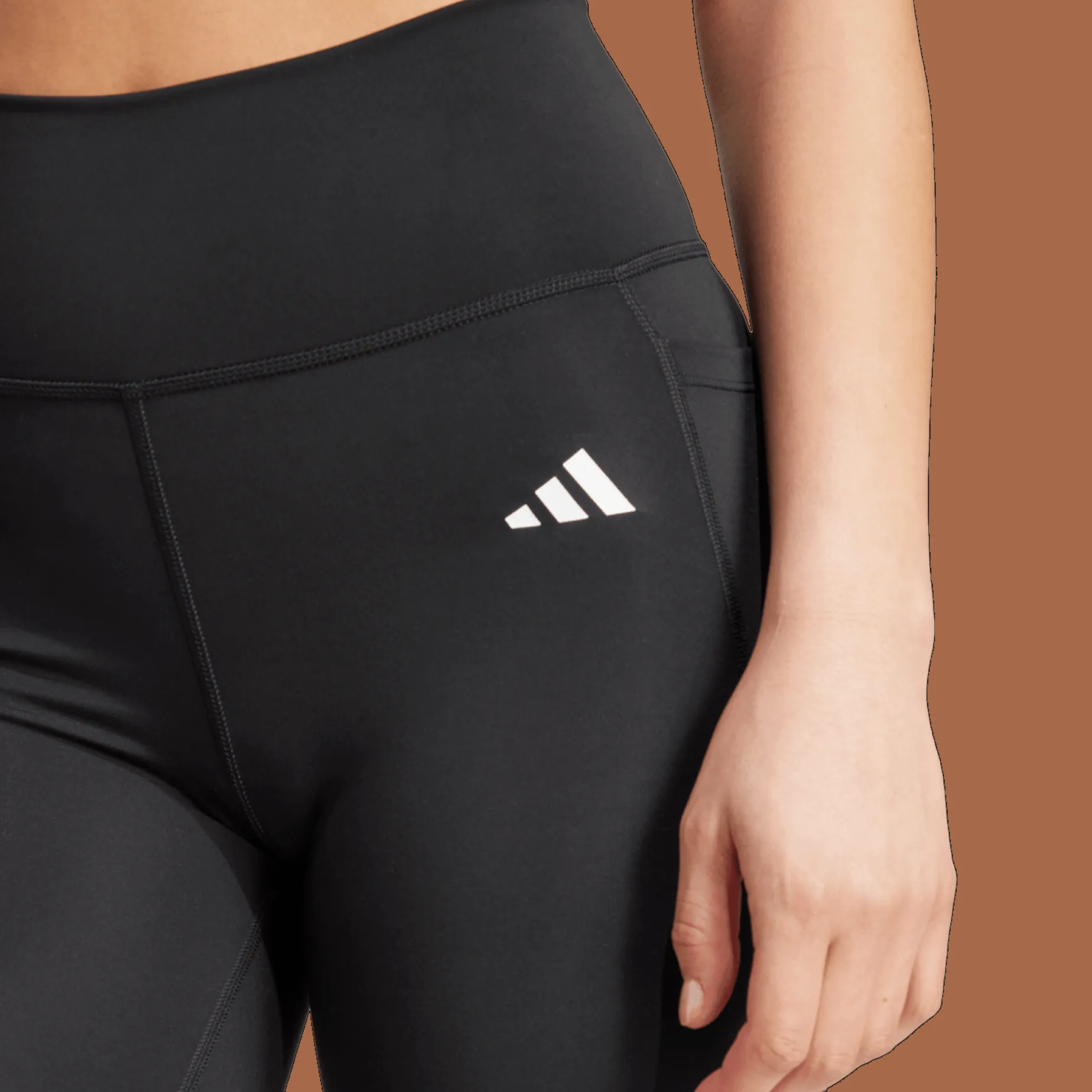 Optime Essentials Stash Pocket 7-Inch Short Leggings, treningsshorts, dame - Treningsshorts - Optime Essentials Stash Pocket 7-Inch Short Leggings, treningsshorts, dame