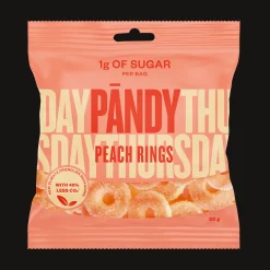 Pandy Cand 50g (Peach Rings), gummigodteri - Helsekost - Pandy Cand 50g (Peach Rings), gummigodteri