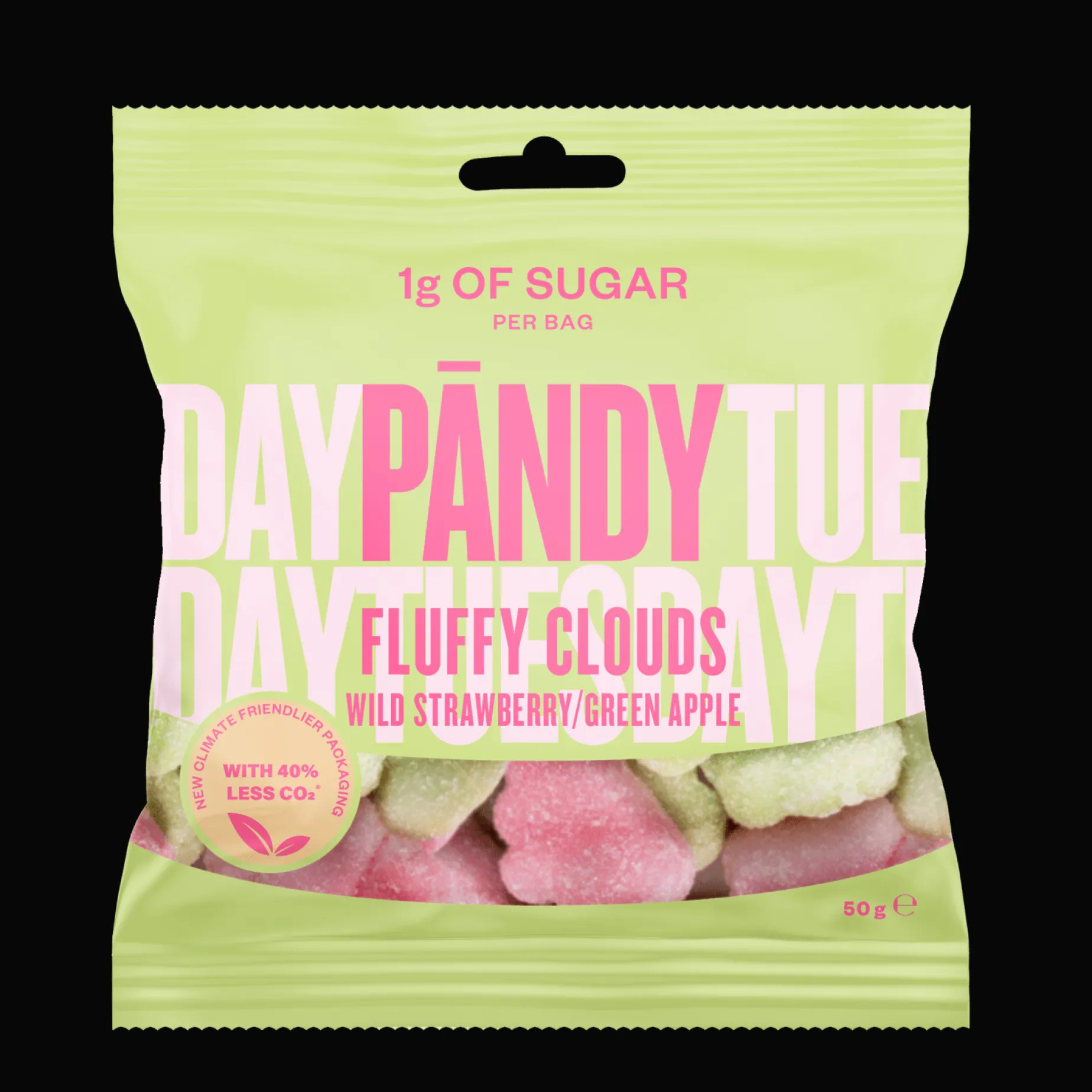 Pandy Candy 50g (Fluffy Clouds), gummigodteri - Helsekost - Pandy Candy 50g (Fluffy Clouds), gummigodteri