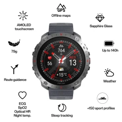 Polar Grit X2 Pro, smartklokke, multisportklokke, unisex - Pulsklokke - Polar Grit X2 Pro, smartklokke, multisportklokke, unisex