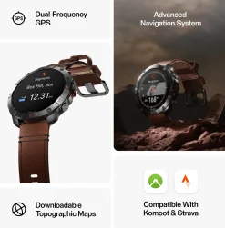 Polar Grit X2 Pro Titanium, smartklokke, multisportklokke - Pulsklokke - Polar Grit X2 Pro Titanium, smartklokke, multisportklokke