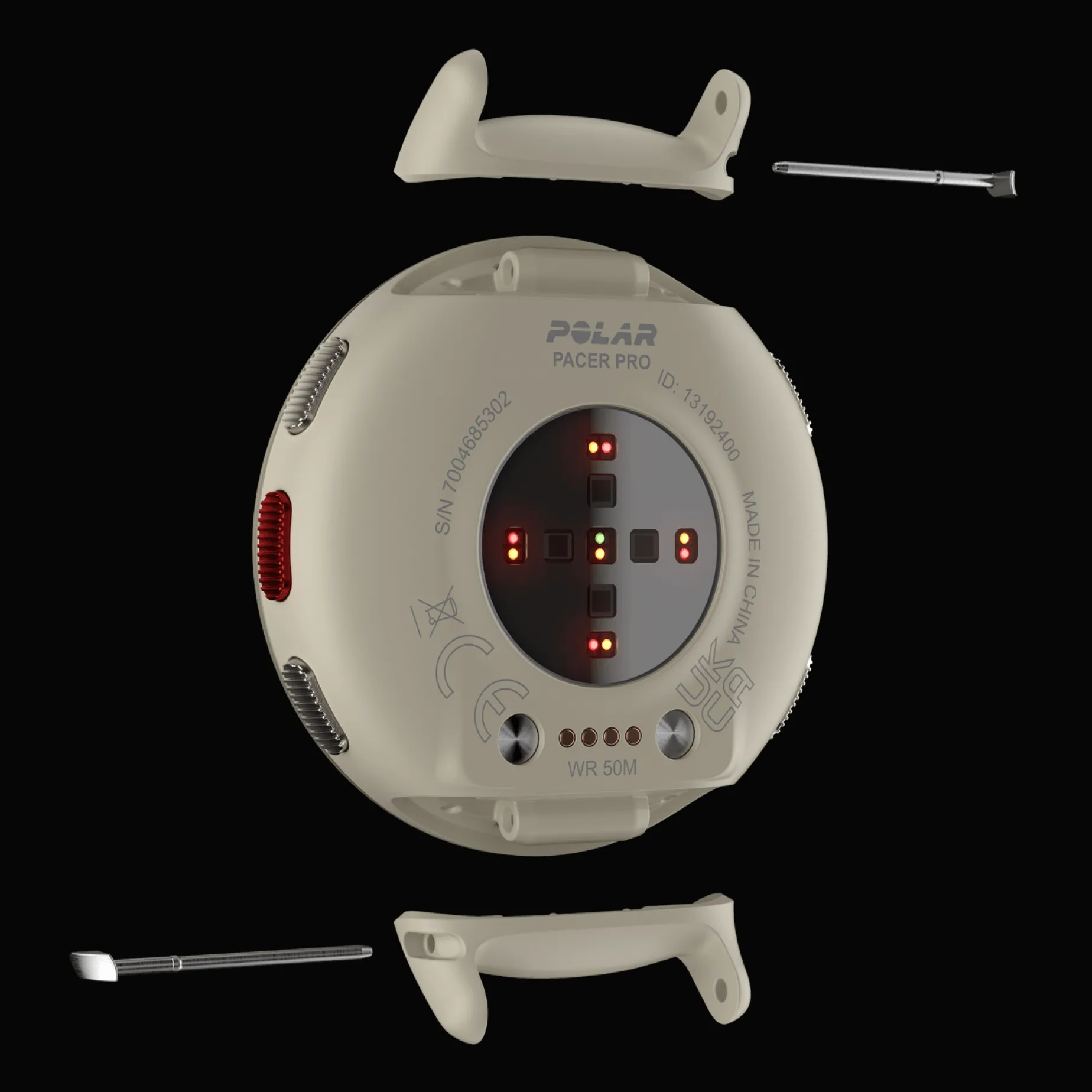 Polar Pacer Pro Champ/Gold S-L, multisportklokke, løpeklokke, pulsklokke, unisex - Pulsklokke - Polar Pacer Pro Champ/Gold S-L, multisportklokke, løpeklokke, pulsklokke, unisex