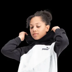 Power Colorblock Hoodie TR B, hettegenser, junior - Collegegenser & Hettegenser - Power Colorblock Hoodie TR B, hettegenser, junior