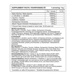 Preworkout (Citrus Peach (220g), pre-workout-pulver - Pre-Workout - Preworkout (Citrus Peach (220g), pre-workout-pulver