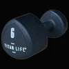 Pro Dumbbell 6kg Rubber, dumbbell - Manualer - Pro Dumbbell 6kg Rubber, dumbbell