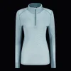 Rav 100% turtle neck w/zip, ulltrøye, dame - Ullundertøy overdel dame - Rav 100% turtle neck w/zip, ulltrøye, dame