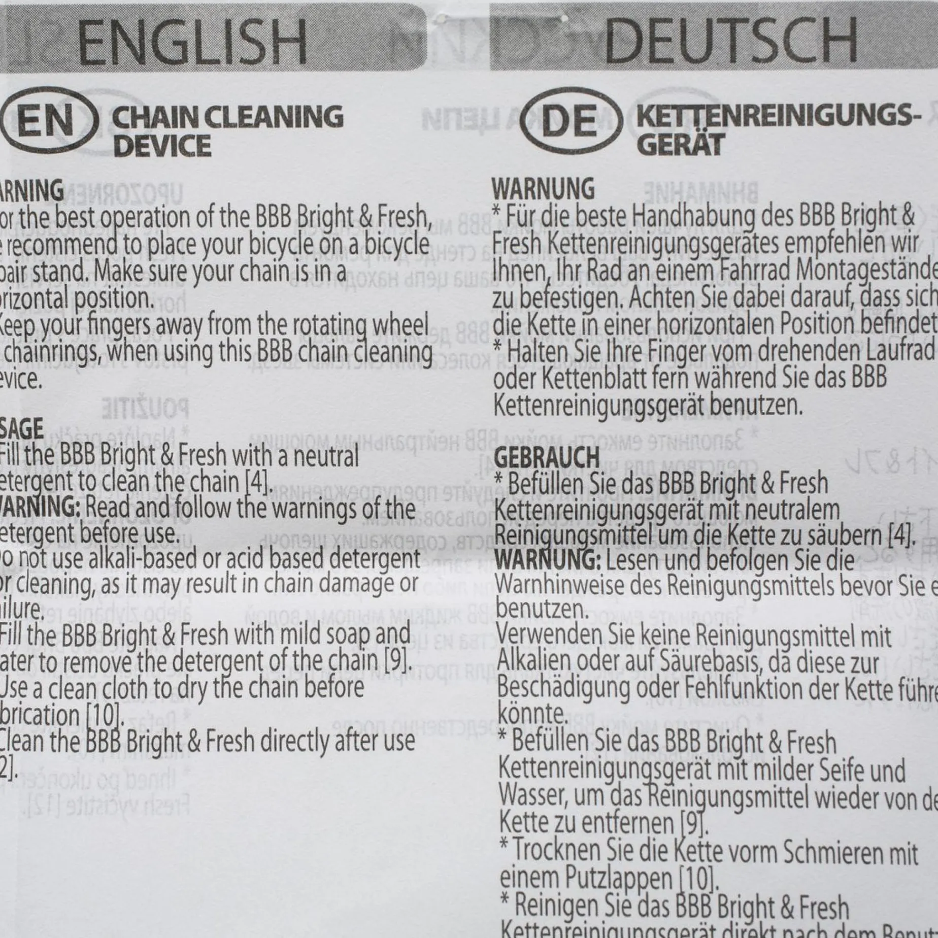 Rensemaskin BTL-21 Bright & Fresh for kjede, kjedevasker - Sykkelverktøy - Rensemaskin BTL-21 Bright & Fresh for kjede, kjedevasker