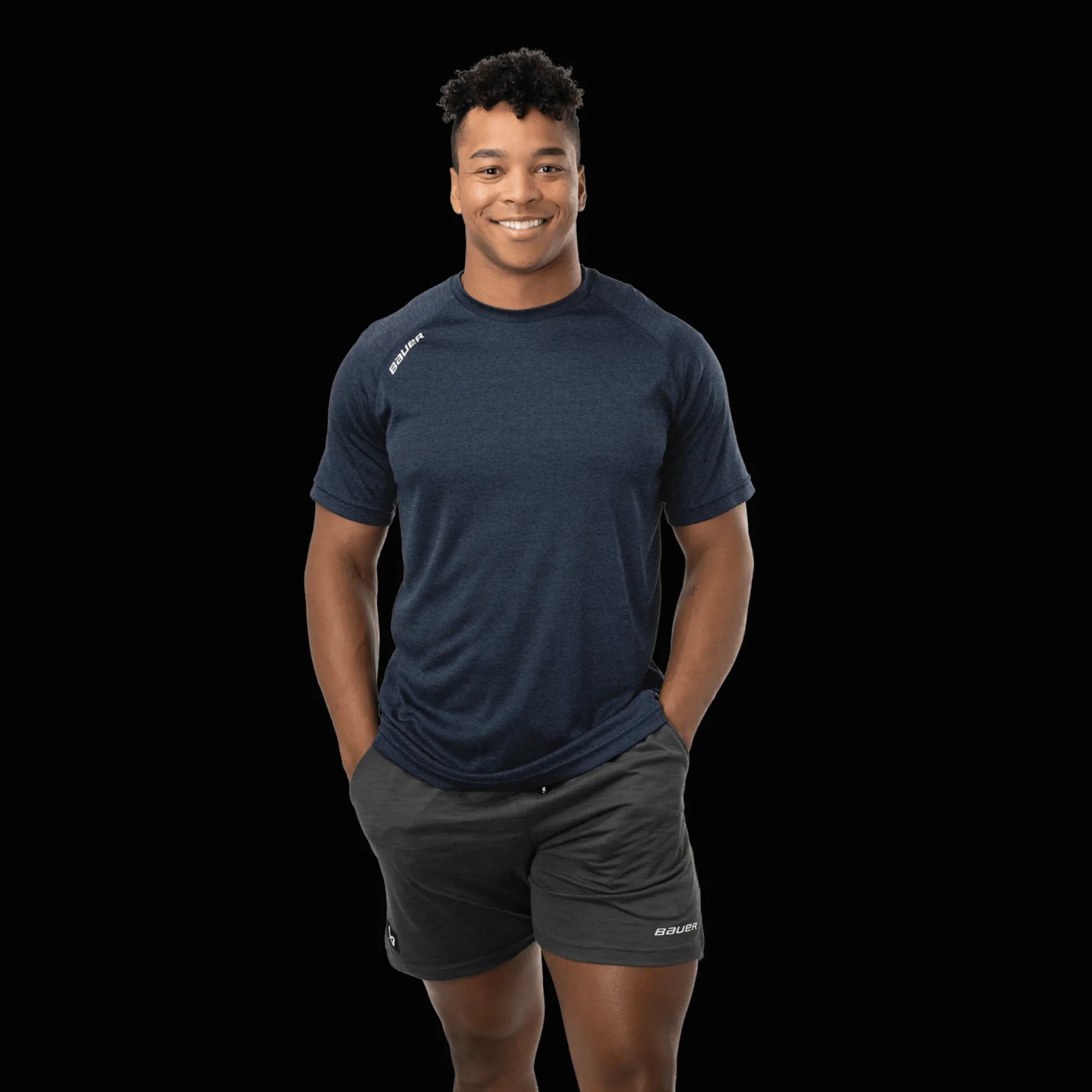 S24 Bauer Team Short Sleeve Tech Tee 24/25, treningstrøye, senior - T-Shirts & Shorts - S24 Bauer Team Short Sleeve Tech Tee 24/25, treningstrøye, senior