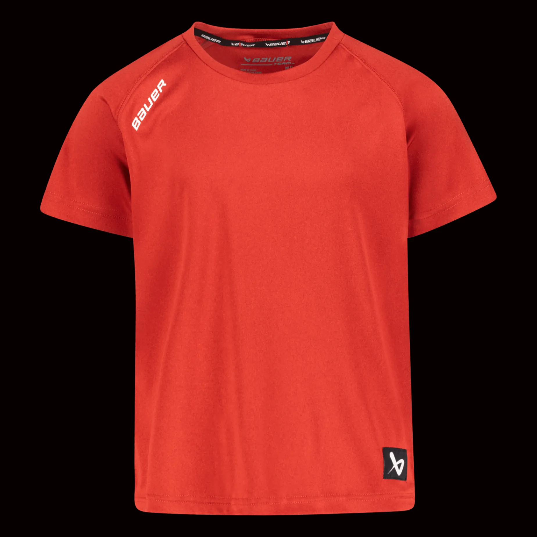 S24 Bauer Team Short Sleeve Tech Tee 24/25, treningstrøye, barn - T-Shirts & Shorts - S24 Bauer Team Short Sleeve Tech Tee 24/25, treningstrøye, barn