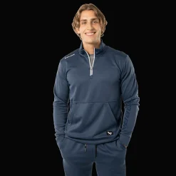 S23 Team Fleece 1/2 Zip 24/25, genser, senior - T-Shirts & Shorts - S23 Team Fleece 1/2 Zip 24/25, genser, senior