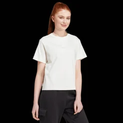 Signature Graphic Print T-Shirt, t-skjorte, dame - Fritids T-Skjorte - Signature Graphic Print T-Shirt, t-skjorte, dame