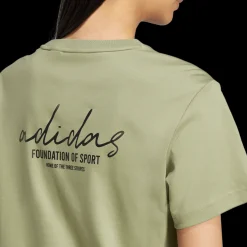 Signature Graphic Print T-Shirt, t-skjorte, dame - Fritids T-Skjorte - Signature Graphic Print T-Shirt, t-skjorte, dame