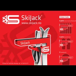 Skijack Skihanger Wall Grey 300mm 24/25, skiopphengskroker - Langrennstilbehør - Skijack Skihanger Wall Grey 300mm 24/25, skiopphengskroker