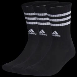 3-Stripes Cushioned Crew Socks 3 Pairs, tennissokker, unisex - Sokker - 3-Stripes Cushioned Crew Socks 3 Pairs, tennissokker, unisex