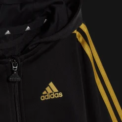 3 Stripes Shiny Tracksuit, treningsdress, junior - Treningsklær - 3 Stripes Shiny Tracksuit, treningsdress, junior