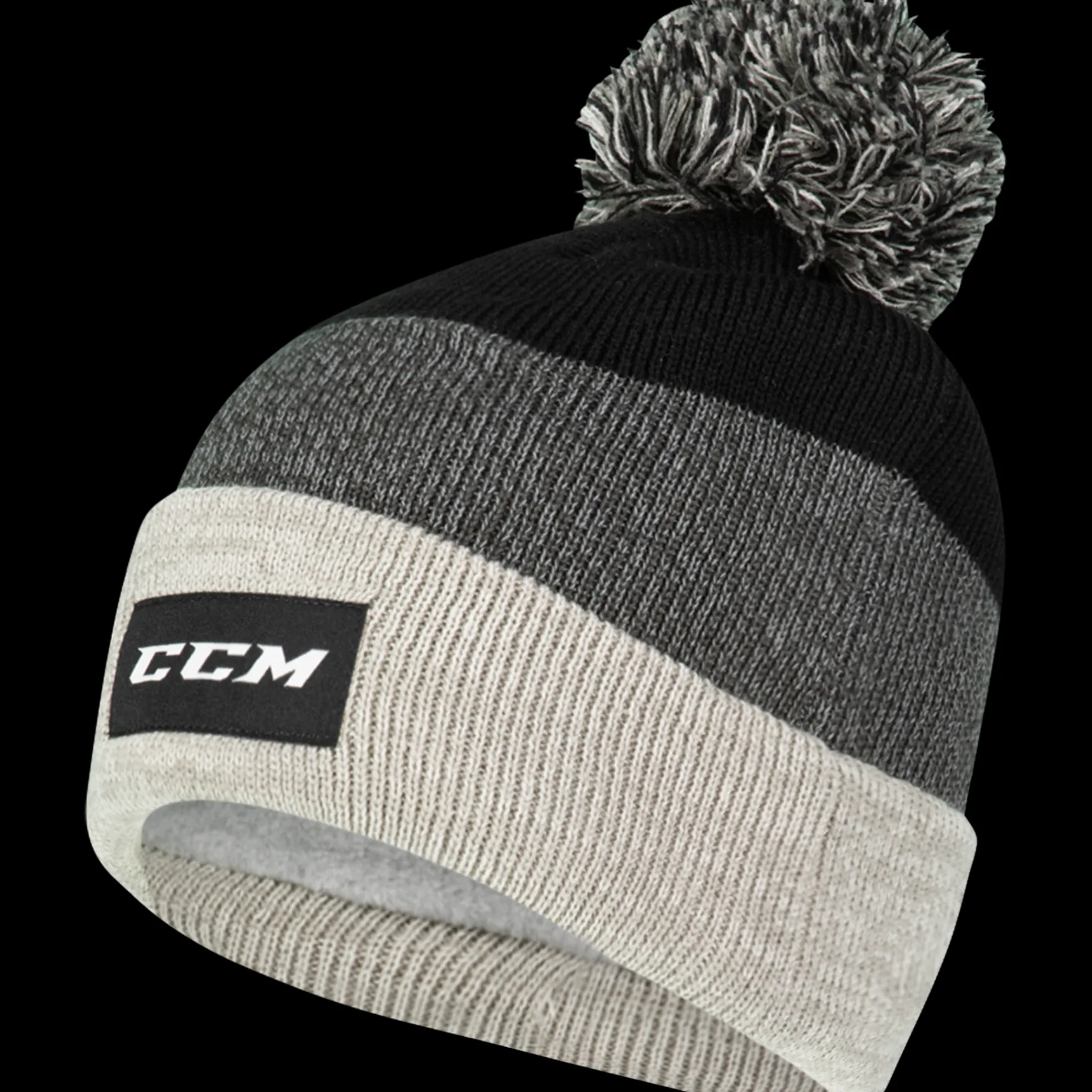 Team Cuffed Knit Pom 20, lue unisex - Hockeyklær - Team Cuffed Knit Pom 20, lue unisex