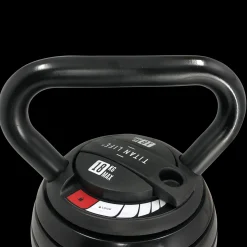 Titan Life - Adjustable Kettlebell 4,5 - 18 kg, justerbar kettlebell - Kettlebells - Titan Life - Adjustable Kettlebell 4,5 - 18 kg, justerbar kettlebell