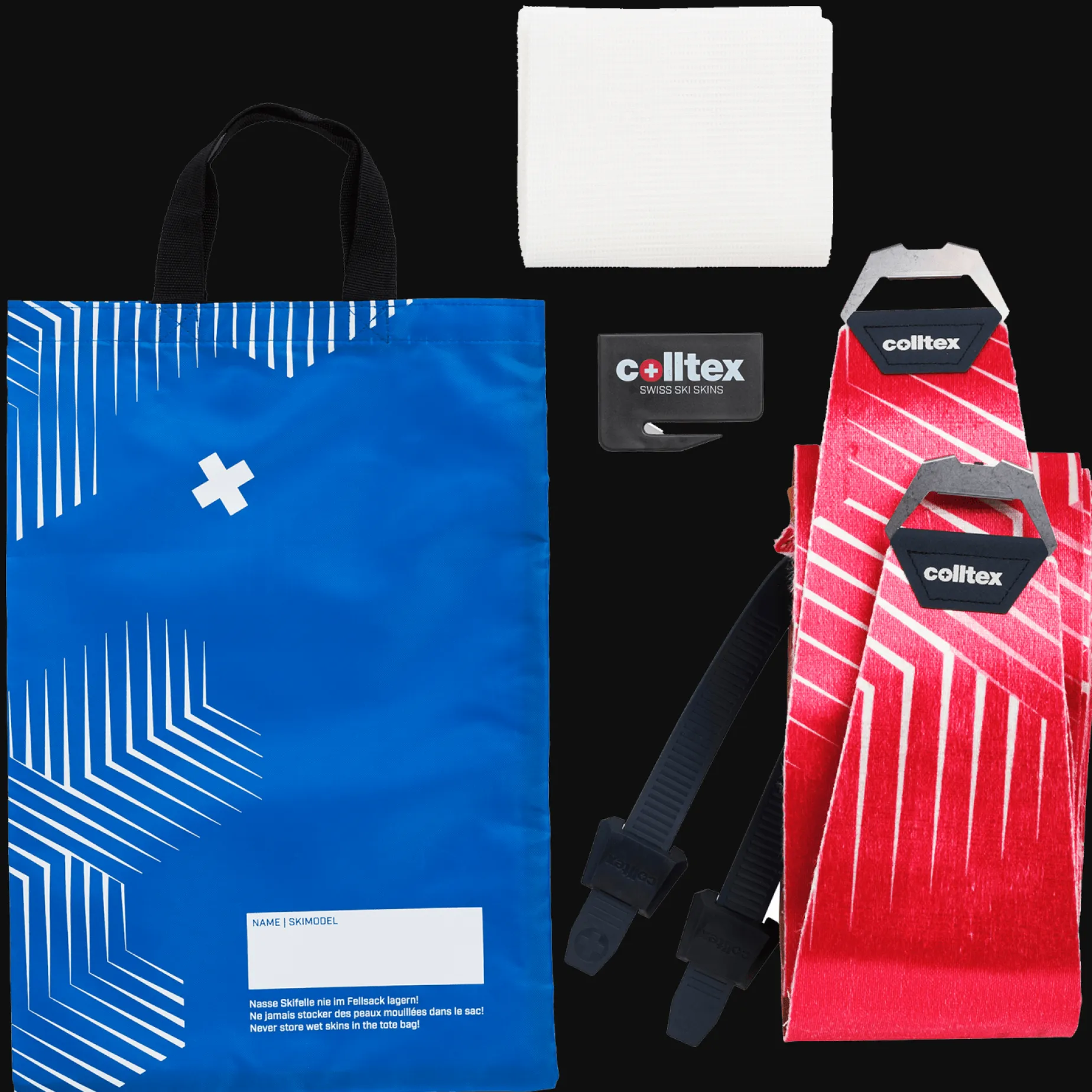 Touring Skins LUCENDRO CRYSTAL 130mm 24/25, skifeller - Feller For Fjellski & Langrennski - Touring Skins LUCENDRO CRYSTAL 130mm 24/25, skifeller