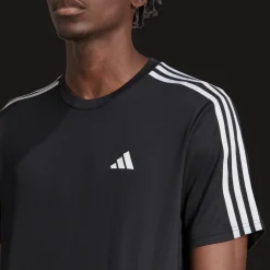 Train Essentials 3-Stripes Training T-shirt, t-skjorte, herre - Trenings T-Skjorte - Train Essentials 3-Stripes Training T-shirt, t-skjorte, herre
