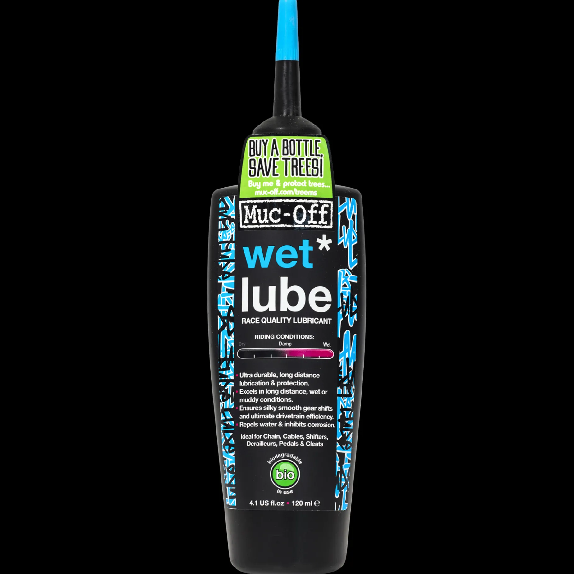 Wet Lube 120ml, kjedeolje - Smøring - Wet Lube 120ml, kjedeolje