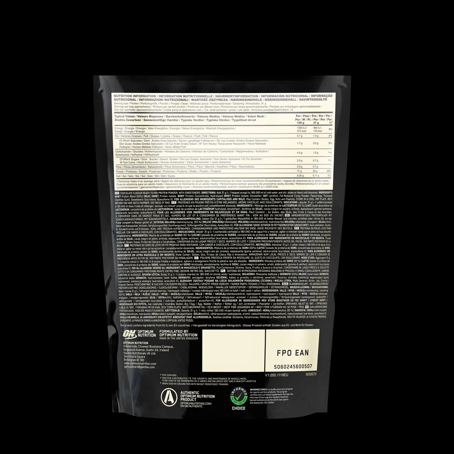 100 % Whey Gold Standard 450 g, proteinpulver - Proteiner - 100 % Whey Gold Standard 450 g, proteinpulver