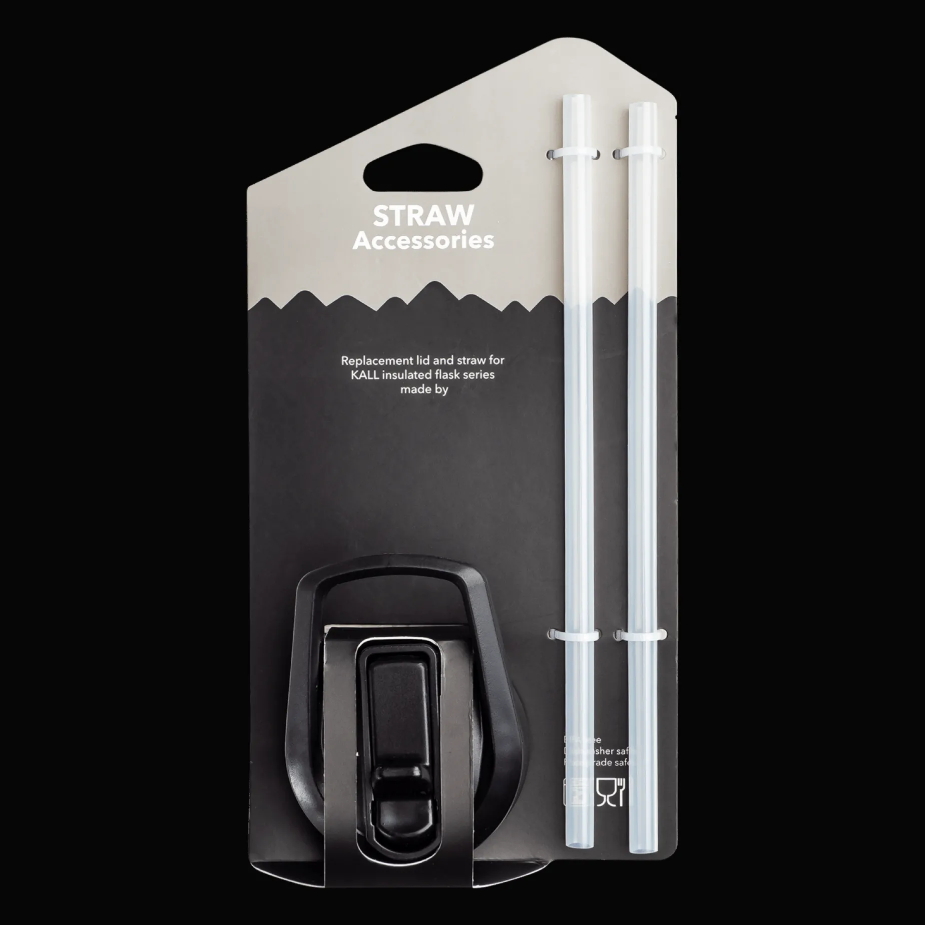 Accessories Straw Kall Bottle, drikketut med sugerør - Termos & Flasker - Accessories Straw Kall Bottle, drikketut med sugerør