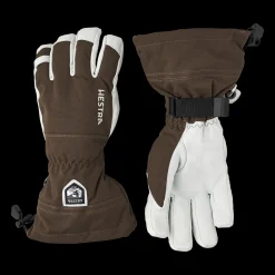 Alpine Glove Army leather Heli ski - 5 finger 24/25, skihanske, alpinhanske - Skihansker - Alpine Glove Army leather Heli ski - 5 finger 24/25, skihanske, alpinhanske