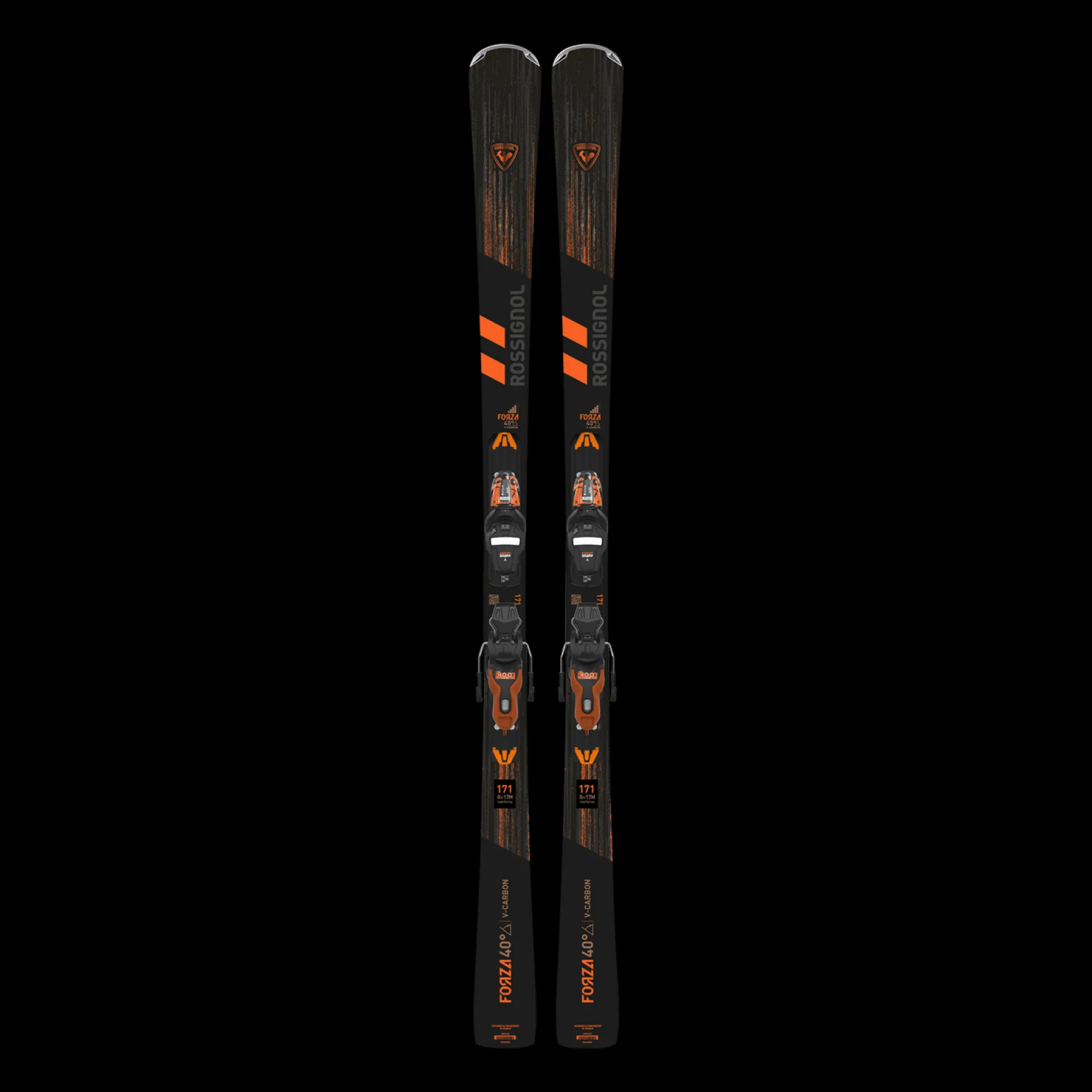 Alpine Skis 941 Forza 40 40V-CX XP11 Black&Orange 24/25, carvingski, unisex - Carvingski - Alpine Skis 941 Forza 40 40V-CX XP11 Black&Orange 24/25, carvingski, unisex