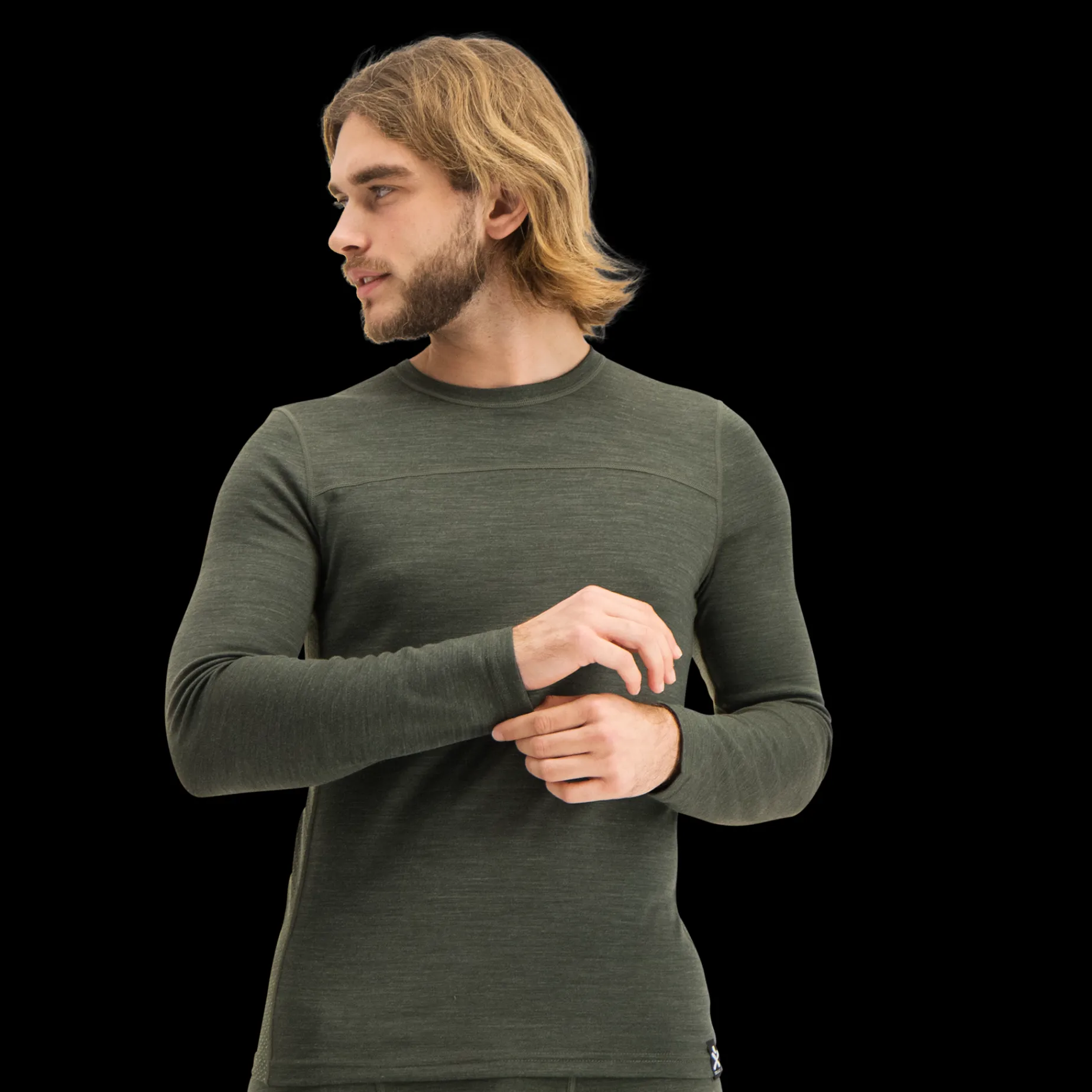 Base Crew Mns, ulltrøye herre - Ullundertøy overdel herre - Base Crew Mns, ulltrøye herre