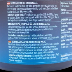 Citrulin Malat, kosttilskudd - Helsekost - Citrulin Malat, kosttilskudd