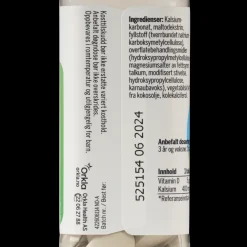 Collett Kalsium + D-vitamin 80, kosttilskudd - Kosttilskudd - Collett Kalsium + D-vitamin 80, kosttilskudd