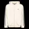 Essential Fleece 3-Stripes Full Zip, hettejakke, herre - Hettegenser - Essential Fleece 3-Stripes Full Zip, hettejakke, herre