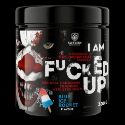 F#cked Up Joker Edition 300g Blue Ice Rocket, kosttilskudd - Pre-Workout - F#cked Up Joker Edition 300g Blue Ice Rocket, kosttilskudd