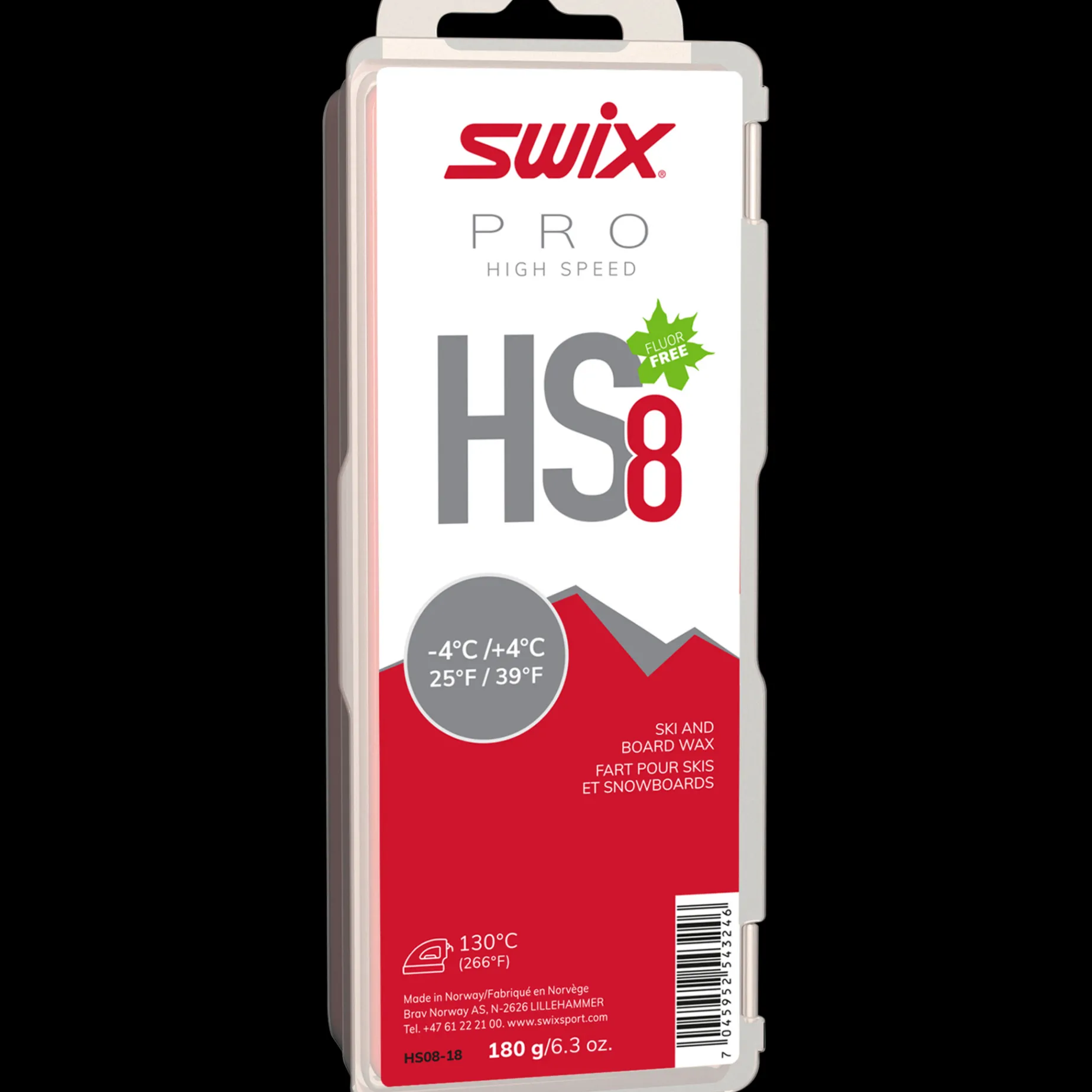 Glider HS8 Red, -4°C/+4°C, 180g 24/25, -4°C/+4°C, 180g 23/24, glider - Glider - Glider HS8 Red, -4°C/+4°C, 180g 24/25, -4°C/+4°C, 180g 23/24, glider