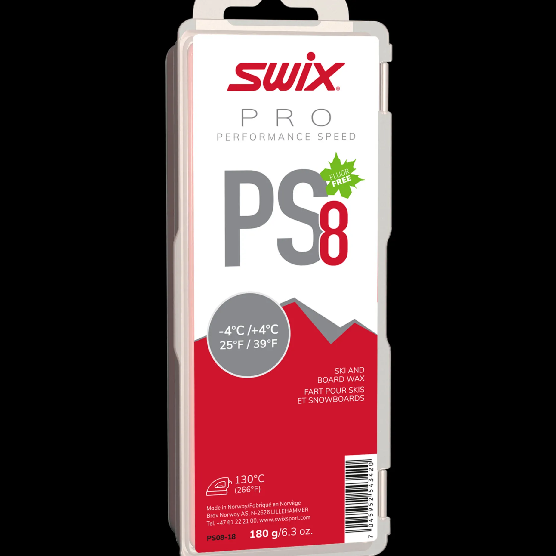Glider PS8 Red, -4°C/+4°C, 180g 24/25, -4°C/+4°C, 180g 23/24, glider - Glider - Glider PS8 Red, -4°C/+4°C, 180g 24/25, -4°C/+4°C, 180g 23/24, glider