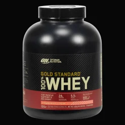 100 % Gold Standard Whey Strawberry & Cream, proteinpulver - Proteiner - 100 % Gold Standard Whey Strawberry & Cream, proteinpulver
