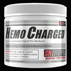 Hemocharged (Fruit Punch (340g), pre-workout-pulver - Pre-Workout - Hemocharged (Fruit Punch (340g), pre-workout-pulver