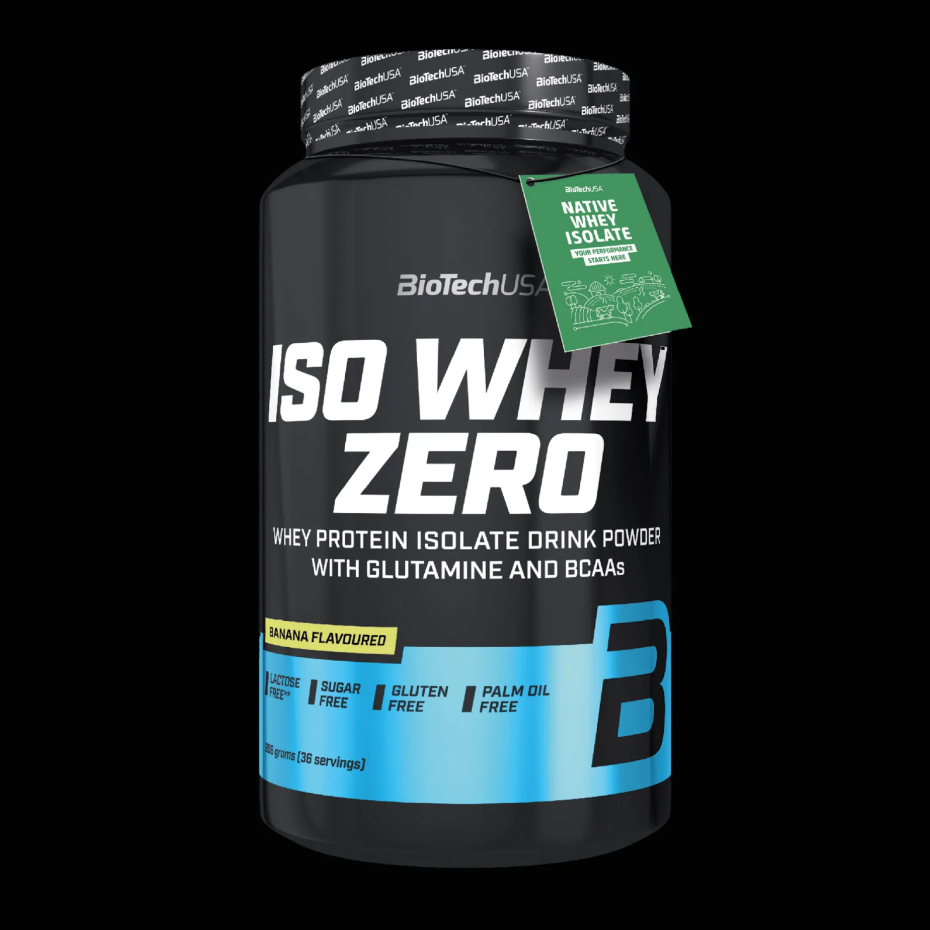Iso Whey Zero 908g Banana, proteinpulver - Proteiner - Iso Whey Zero 908g Banana, proteinpulver