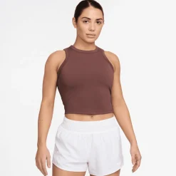 One Fitted Dri-FIT Crop Tank, singlet, dame - Trenings Singlet - One Fitted Dri-FIT Crop Tank, singlet, dame