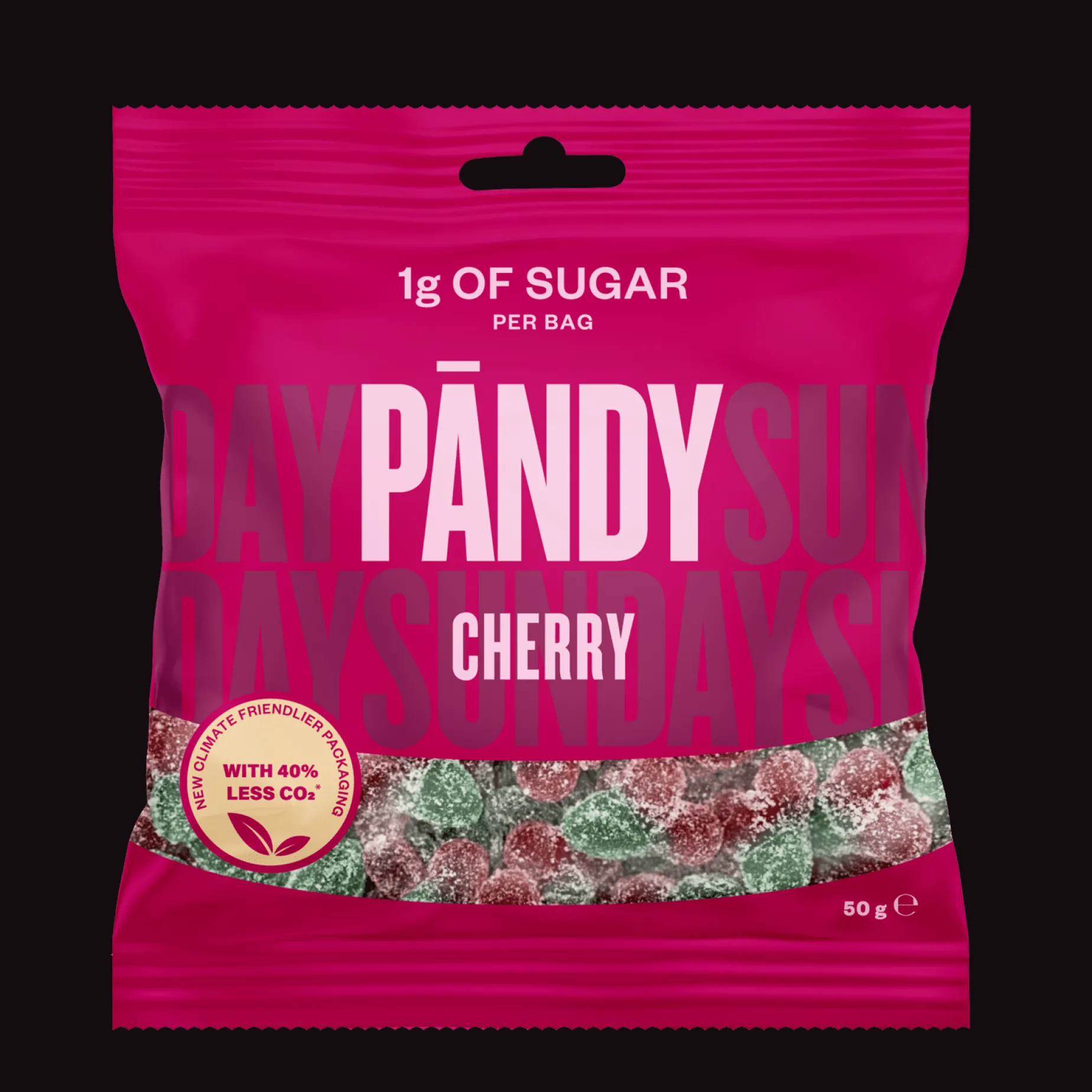 Pandy candy 50g (Cherry by klara), gummigodteri - Helsekost - Pandy candy 50g (Cherry by klara), gummigodteri