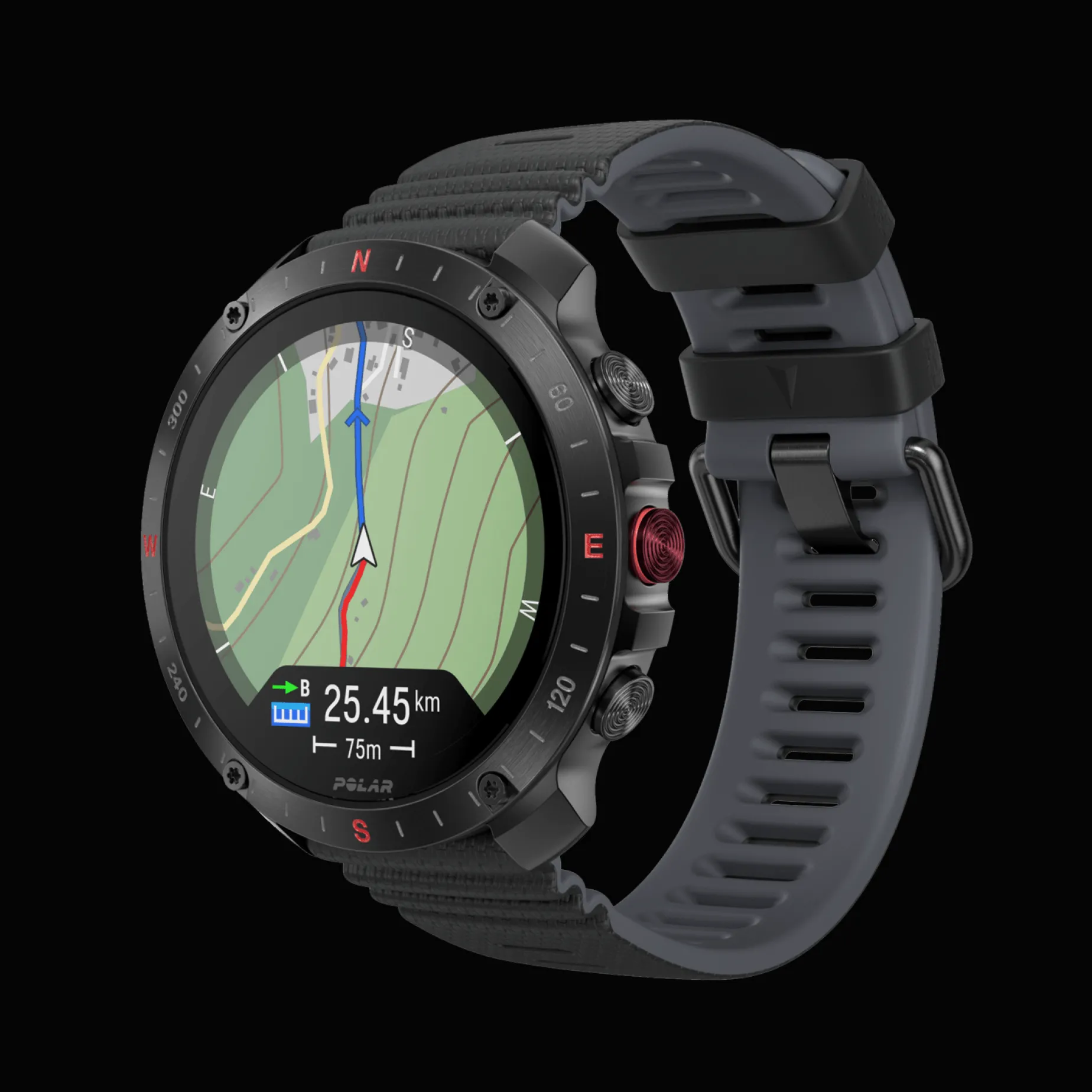 Polar Grit X2 Pro, smartklokke, multisportklokke, unisex - Pulsklokke - Polar Grit X2 Pro, smartklokke, multisportklokke, unisex