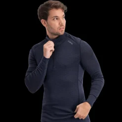 Rav 100% Turtle Neck Half Zip, ulltrøye herre - Ullundertøy overdel herre - Rav 100% Turtle Neck Half Zip, ulltrøye herre