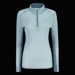 Rav 100% turtle neck w/zip, ulltrøye, dame - Ullundertøy overdel dame - Rav 100% turtle neck w/zip, ulltrøye, dame