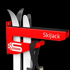 Skijack Skihanger Wall Red 300mm 24/25, skiopphengskroker - Langrennstilbehør - Skijack Skihanger Wall Red 300mm 24/25, skiopphengskroker