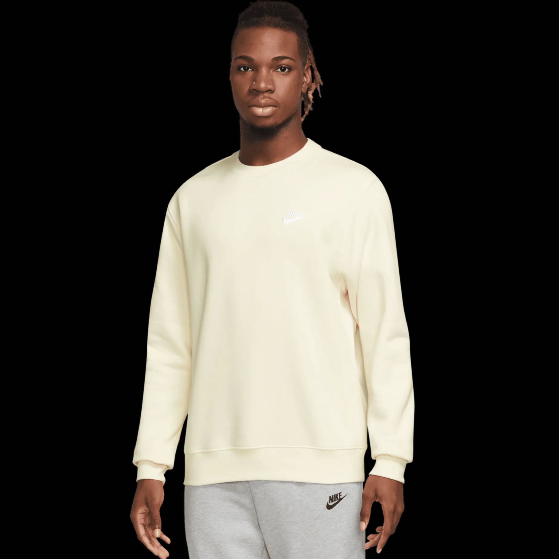 Sportswear Club Fleece Crew, collegegenser, herre - Hettegenser - Sportswear Club Fleece Crew, collegegenser, herre