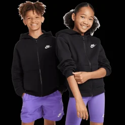 Sportswear Club Fleece, hettejakke, junior - Collegegenser & Hettegenser - Sportswear Club Fleece, hettejakke, junior
