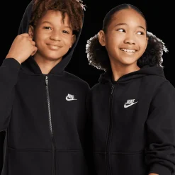 Sportswear Club Fleece, hettejakke, junior - Collegegenser & Hettegenser - Sportswear Club Fleece, hettejakke, junior