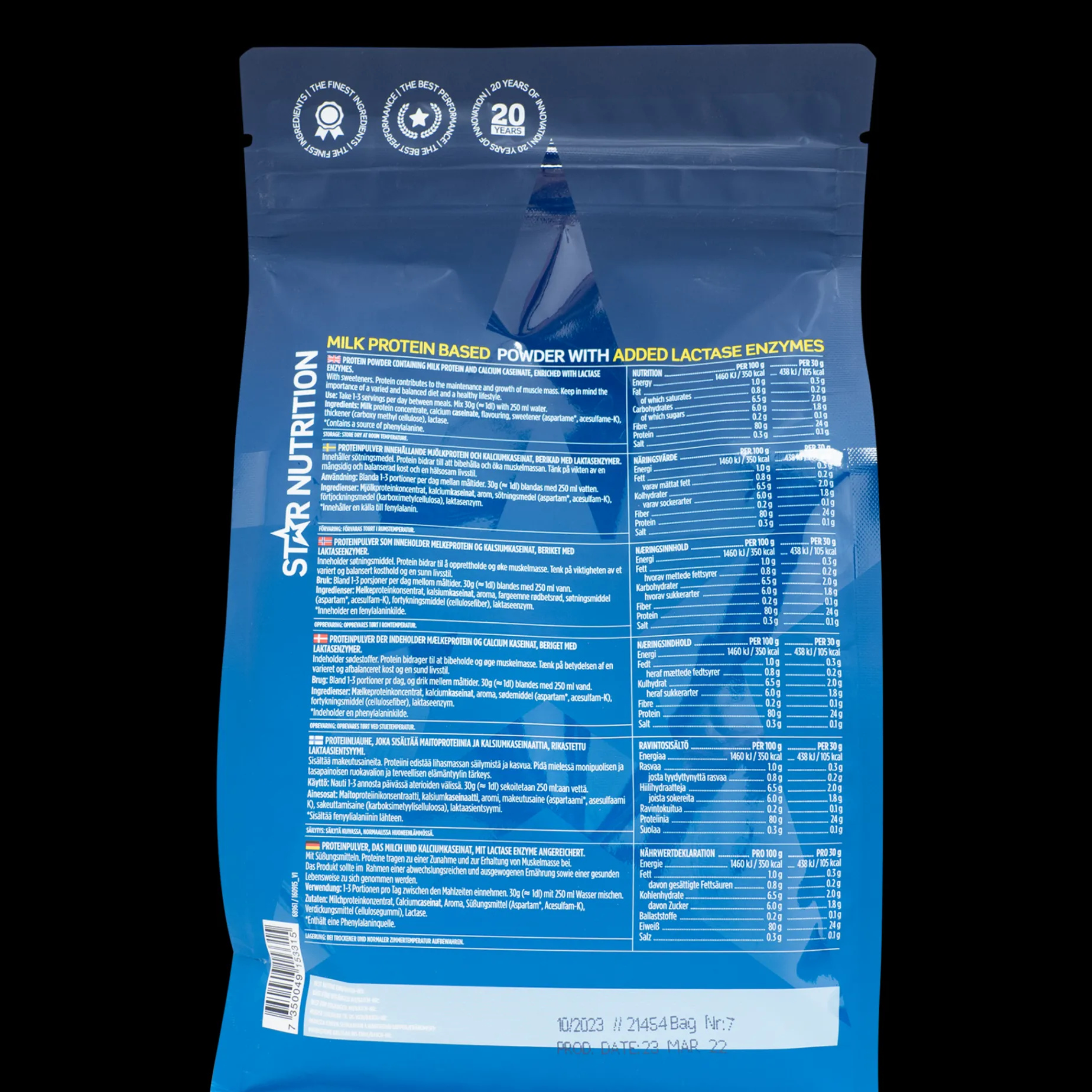 Supreme Casein 750 g, proteinpulver - Proteiner - Supreme Casein 750 g, proteinpulver