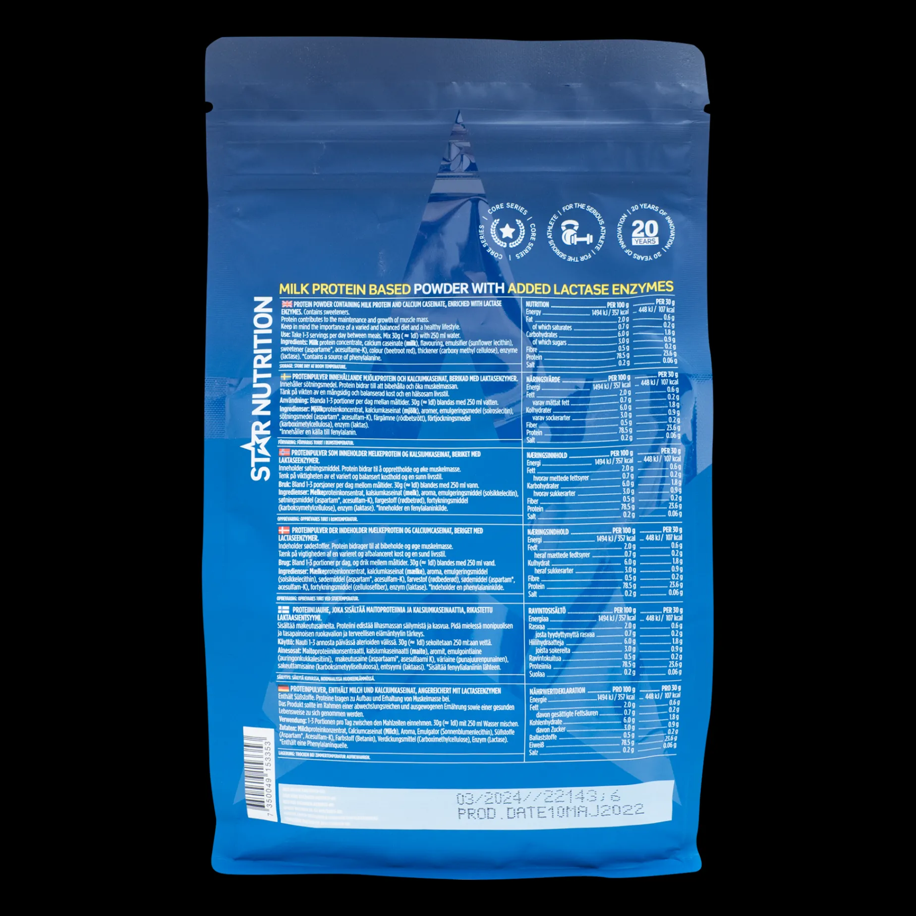 Supreme Casein 750 g, proteinpulver - Proteiner - Supreme Casein 750 g, proteinpulver